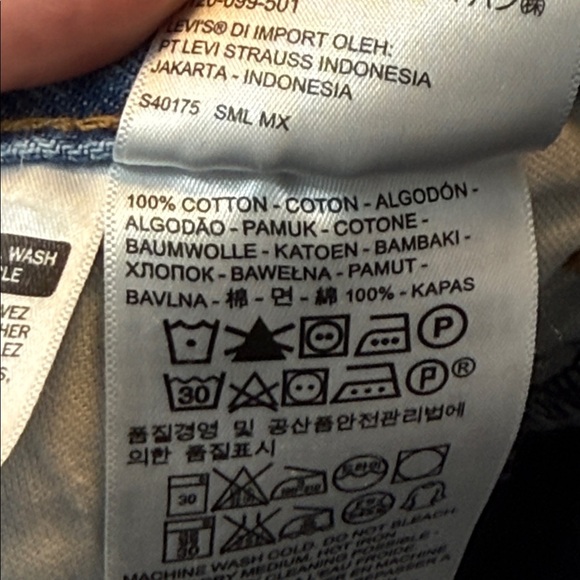 Levi's Men's 501 Button Fly Jean Shorts Size 36 - Picture 8 of 8